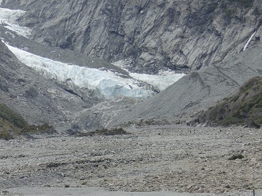 Franz Joseph Glacier's face