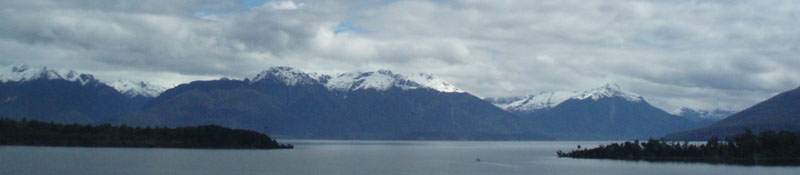 Lake Te Anau from the Milford Road