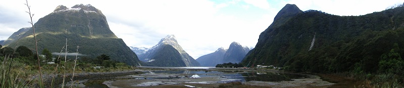 Milford Sound from car park