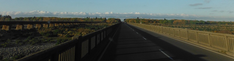 Long bridge in our way to Christchurch