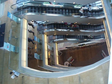 Shopping Mall floors in Victoria Peak
