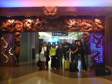 Kia Ora at Auckland's airport