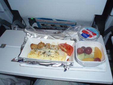 Breakfast in flight