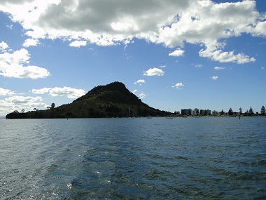 View of Mount Manganui from the Ocean