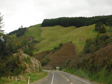 Driving to Taupo