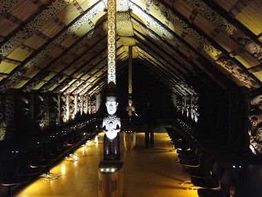Maori temple in Te Papa Museum