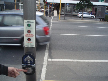 Traffic lights in Wellington