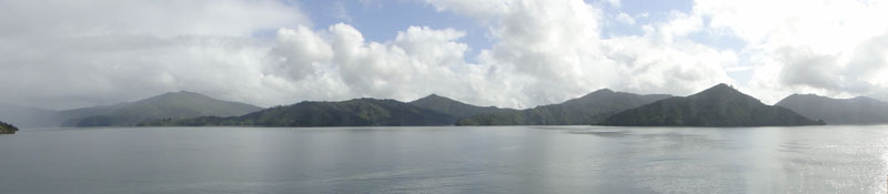 Ferry reaching Southern Island