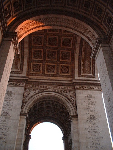 Under Arc de Triomphe