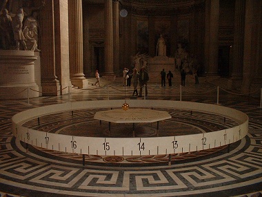 Foucault pendulum in Pantheon