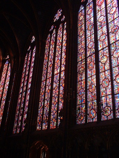 windows in Sainte Chapelle