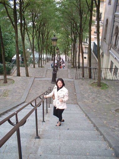 Escalinata en Montmartre