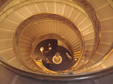Giuseppe Momo's spiral staircase