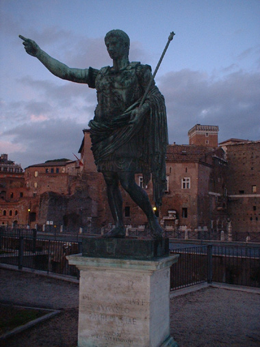 Statue of Augustus in Via dei Fori Imperiali