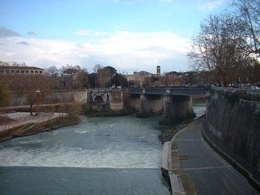 View from Cestio's Bridge