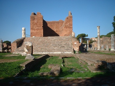 Capitolium in Ostia Antica's Forum