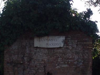 Decumanus Maximus