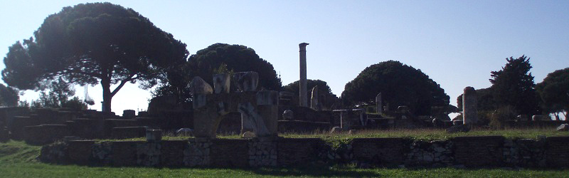 Ostia Antica landscape
