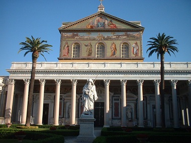 Courtyard of Basilica of Saint Paul Outside the Walls