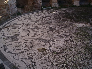 Mosaic in Baths of the Seven Sages