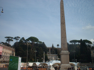 Egyptian obelisk in Popolo's Square