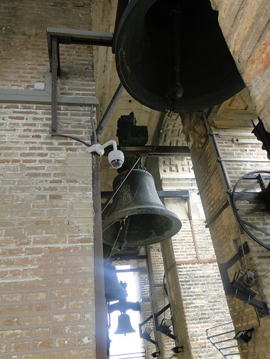 Bells at the top of Giralda