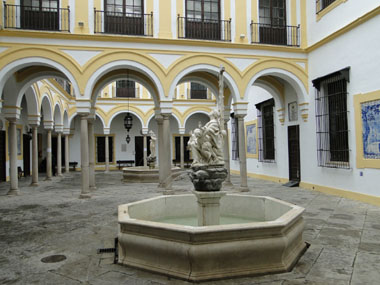 Courtyard in Hospital of the Charity