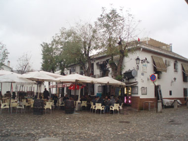 Bar Kiki en el mirador de San Nicolás
