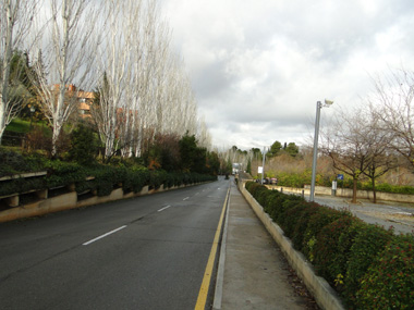 Alhambra's parking area