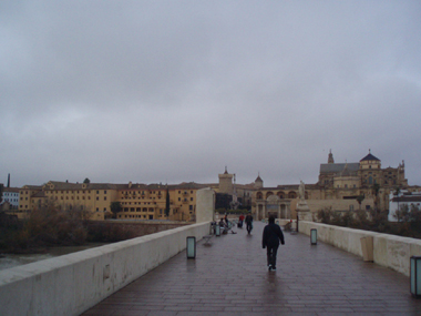 En el Puente romano de Córdoba