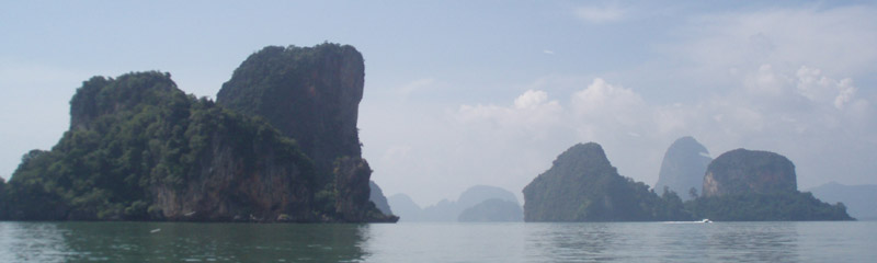 Islands in Phang Nga with Koh Tapu