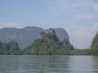 Rocks shapes in Phang Nga