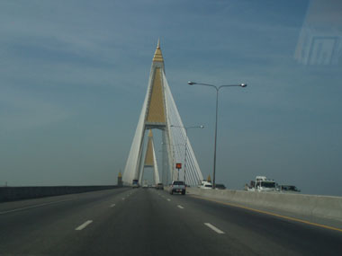 Driving through Bangkok highways