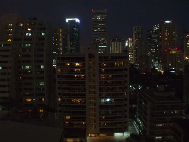 Vista de Bangkok desde el hotel