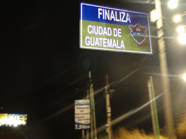 Dejando Guatemala City