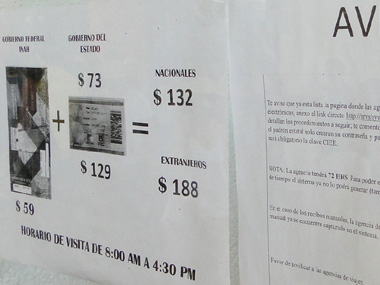 Precios para entrar en Chichen Itzá