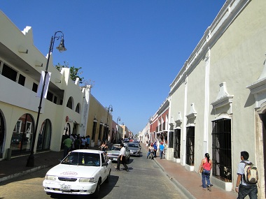 Calle del centro de Valladolid