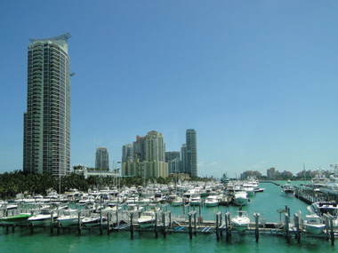 Vistas de la ciudad de Miami