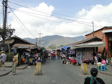 Handikraft market en Antigua