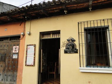 Restaurante "El fogón de la abuela" en Antigua