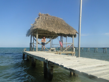 Pier of hotel Barefoot Beach