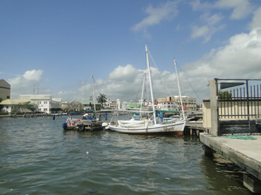 Harbour in Belize City