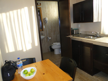 Bathroom and kitchen of Xtudio Comfort Hotel