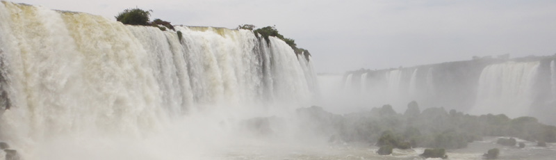 Views of Iguazu waterfalls