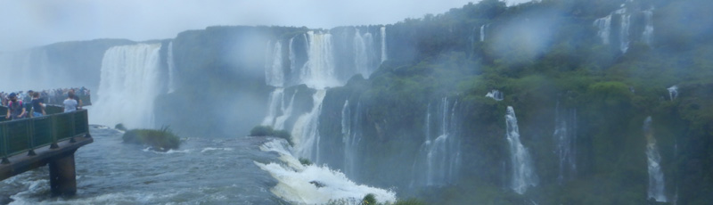 Vistas de las cataratas de Iguaz