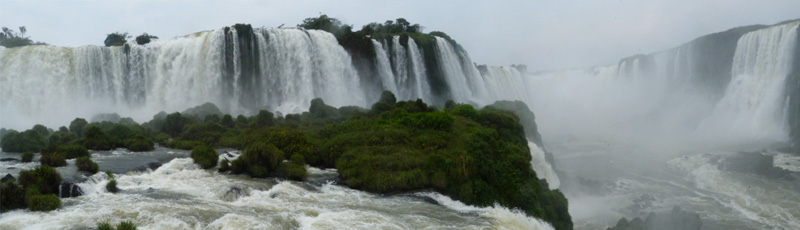 Vistas de la Garganta del Diablo de Iguaz