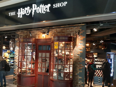 Harry Potter store at Heathrow airport