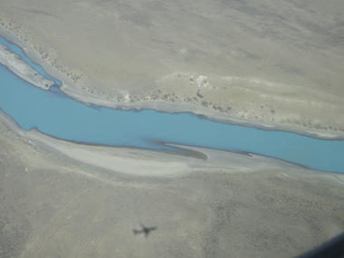 Vista aerea de la Patagonia