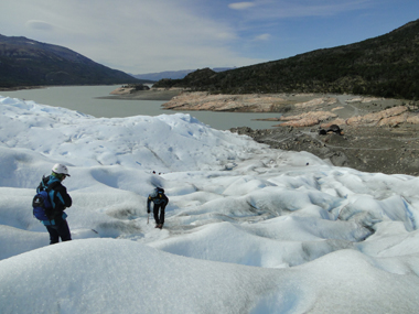 Trekking by Perito Moreno