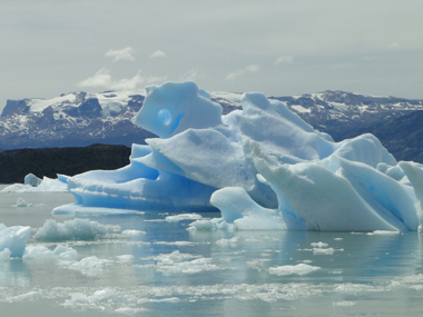 Icebergs from Glacier Upsala